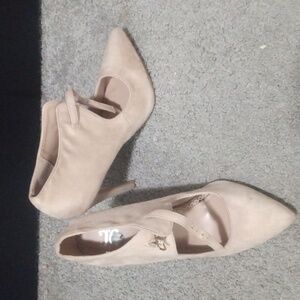 Chic Beige Women's Heels